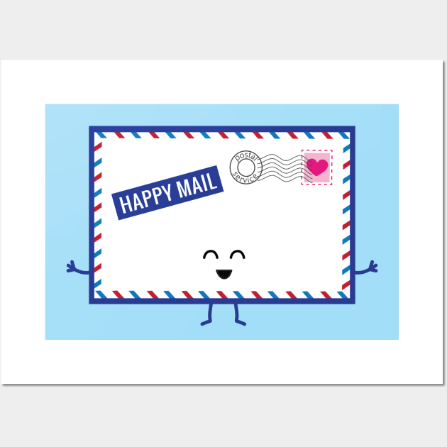 Happy Mail | by queenie's cards Wall Art by queenie's cards